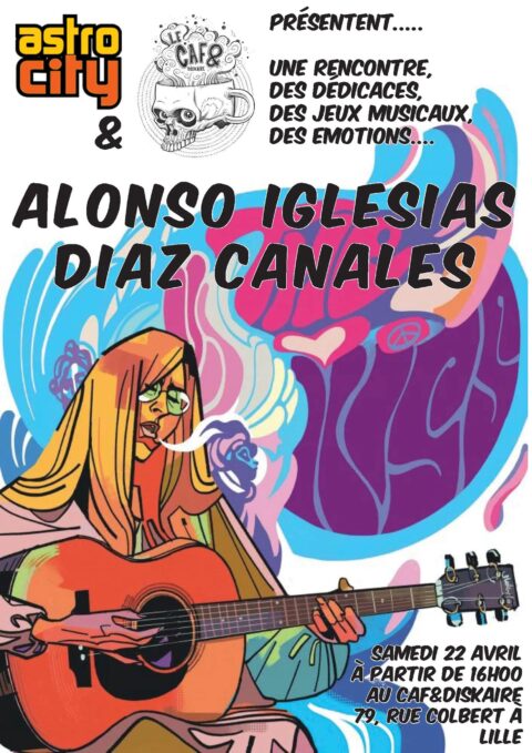 Rencontre avec ALONSO IGLESIAS et DIAZ CANALES au caf&diskaire Alonso Iglesisas et Diaz Canales