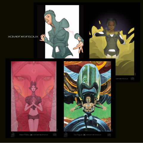 La Collab’ xavierXbrisoux X AstroCity X Comics Artists !