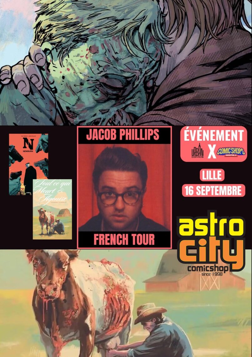 16/09 : une rencontre / dédicace avec JACOB PHILLIPS !
